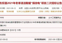 黑龍江快訊：山東、山西、河北等地12個清潔取暖項目招采公告！